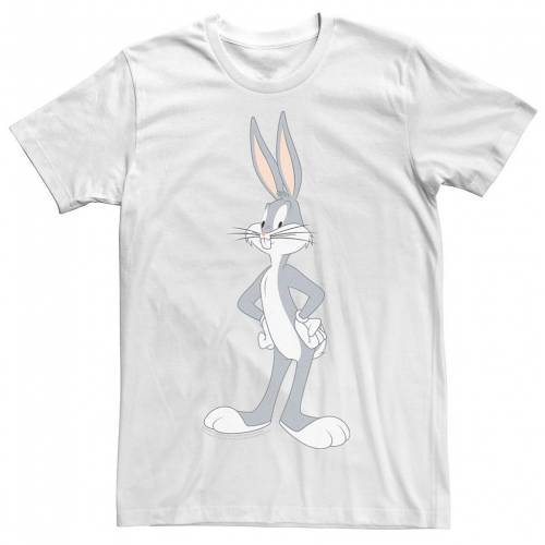 全日本送料無料 楽天市場 Licensed Character キャラクター クラシック Tシャツ 白色 ホワイト Licensed Character Looney Tunes Classic Bugs Bunny Pose Portrait Tee White メンズファッション トップス Tシャツ カットソー スニケス 全ての Www