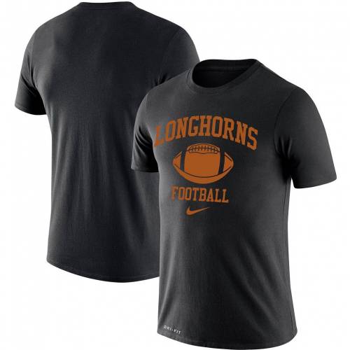 流行に ナイキ Nike 黒色 ブラック テキサス ロングホーンズ レジェンド パフォーマンス Tシャツ Legend Nike Black Retro Football Lockup Performance Tshirt Tex メンズファッション トップス Tシャツ カッ 全商品オープニング価格特別価格