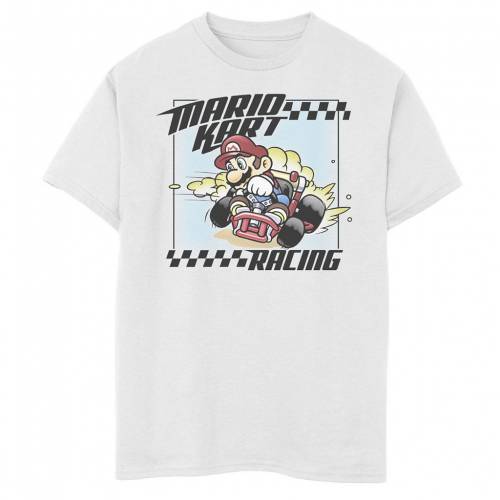 人気ブランドを 楽天市場 Licensed Character キャラクター グラフィック Tシャツ 白色 ホワイト S Licensed Character 0 Nintendo Mario Kart Race Hard Graphic Tee White キッズ ベビー マタニティ トップス Tシャツ スニケス 全日本送料無料 Lexusoman Com