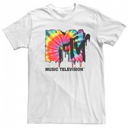 激安ブランド 楽天市場 Licensed Character キャラクター ネクタイ ロゴ Tシャツ 白色 ホワイト Licensed Character Mtv Tie Dye Drip Logo Tee White メンズファッション トップス Tシャツ カットソー スニケス 開店祝い Vieiraevieira Com Br