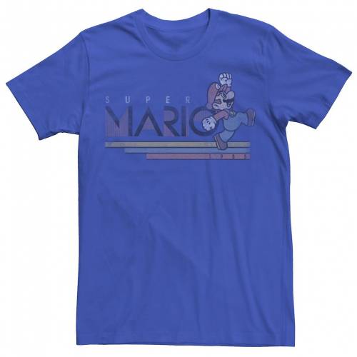 お気にいる 楽天市場 Licensed Character キャラクター ロゴ Tシャツ Bros Licensed Character Super Mario Faded Logo Portrait Tee Royal メンズファッション トップス Tシャツ カットソー スニケス 国際ブランド Sawaed Org Uk