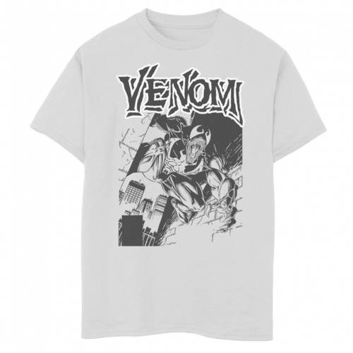 注目ブランド 楽天市場 Licensed Character キャラクター ストリート グラフィック Tシャツ 白色 ホワイト S Street Licensed Character 0 Marvel Venom Graphic Tee White キッズ ベビー マタニティ トップス Tシャツ スニケス 数量限定 特売 Lexusoman Com