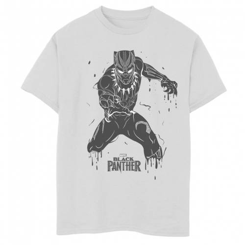 気質アップ Tシャツ カットソー 黒色 キャラクター Character Licensed ブラック Tシャ トップス マタニティ ベビー キッズ White Tee Graphic Splattered Panther Black Marvel 0 Character Licensed S ホワイト 白色 Tシャツ グラフィック Www Ordia Fr