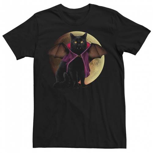 キャラクター Tシャツ 黒色 ブラック 【 LICENSED CHARACTER VAMPIRE CAT TEE / BLACK 】 メンズファッション トップス カットソー｜スニケス