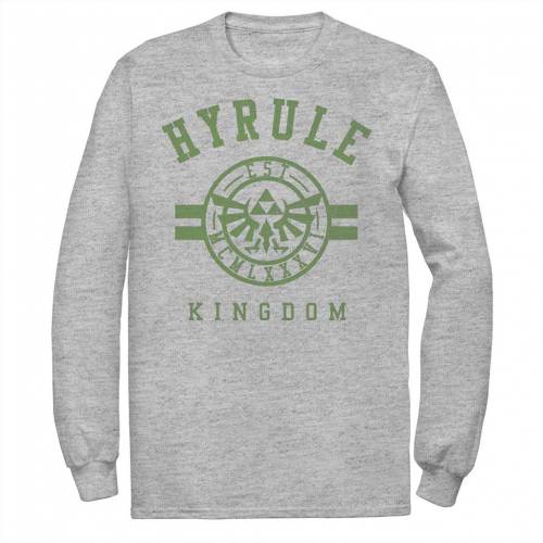 楽天市場 楽天市場 Licensed Character キャラクター Tシャツ Licensed Character Nintendo Zelda Hyrule Kingdom Collegiate Est 1986 Tee Ath Htr メンズファッション トップス Tシャツ カットソー スニケス オープニング大放出セール Advance Com Ec