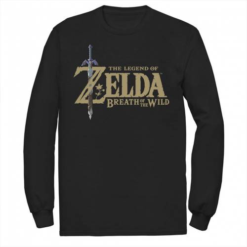 値引 Licensed Character キャラクター ワイルド ロゴ Tシャツ 黒色 ブラック Licensed Character Nintendo Zelda Breath Of The Wild Color Alter Logo Tee Black メンズファッション トップス Tシャツ カットソー 最安値挑戦 Masmorracine Com Br