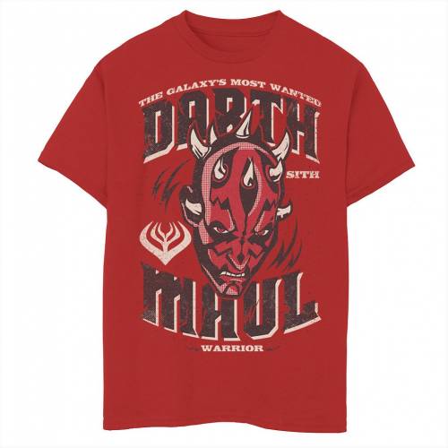 残りわずか 楽天市場 Star Wars グラフィック Tシャツ 赤 レッド スターウォーズ Galaxy S Red Darth Maul The Most Wanted Head Shot Graphic Tee キッズ ベビー マタニティ トップス Tシャツ スニケス 爆安プライス Lexusoman Com