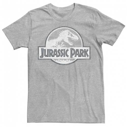 キャラクター パーク 白色 ホワイト ロゴ グラフィック Tシャツ 【 LICENSED CHARACTER JURASSIC PARK WHITE DISTRESSED CIRCLE LOGO GRAPHIC TEE / 】 メンズファッション トップス カットソー｜スニケス