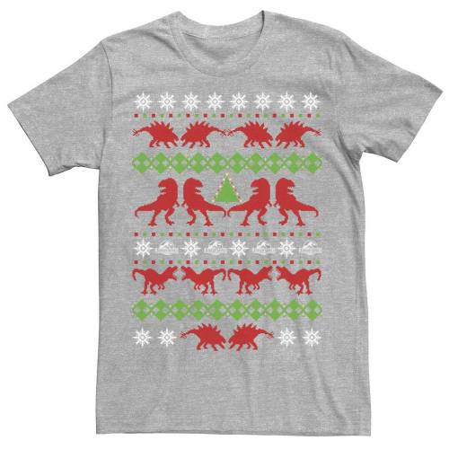 送料無料 楽天市場 Licensed Character キャラクター トレーナー Tシャツ ヘザー Heather Licensed Character Jurassic World Dino Ugly Holiday Sweater Tee Athletic メンズファッション トップス Tシャツ カットソー スニケス 50 Off Advance Com Ec