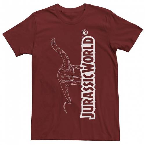 ロゴ Tシャツ 【 JURASSIC WORLD LONGNECK DINOSAUR TITLE LOGO OUTLINE TEE / 】 メンズファッション トップス カットソー｜スニケス