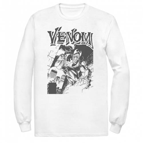 高価値セリー Marvel ストリート グラフィック Tシャツ 白色 ホワイト Street Marvel Venom Cover Comic Illustration Graphic Tee White メンズファッション トップス Tシャツ カットソー スニケス 定期入れの Esdm Jatimprov Go Id