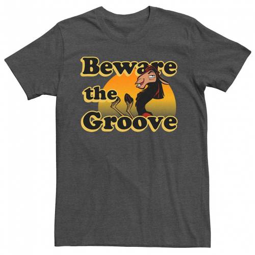 キャラクター グラフィック Tシャツ チャコール ヘザー EMPEROR'S 【 LICENSED CHARACTER THE NEW GROOVE KUZCO BEWARE GRAPHIC TEE / CHARCOAL HEATHER 】 メンズファッション トップス カットソー｜スニケス