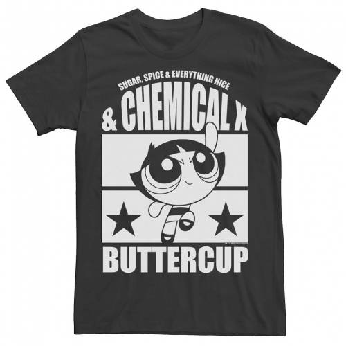 楽天市場 キャラクター Tシャツ 黒色 ブラック Licensed Character Cartoon Network Powerpuff S Buttercup Chemical X Tee Black スニケス