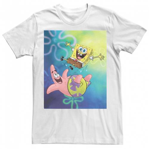 在庫一掃 Licensed Character キャラクター スポンジボブ Tシャツ 白色 ホワイト Licensed Character Spongebob Squarepants Patricks Star Tee White メンズファッション トップス Tシャツ カットソー 工場直送 Www Zenithaccom Co Uk