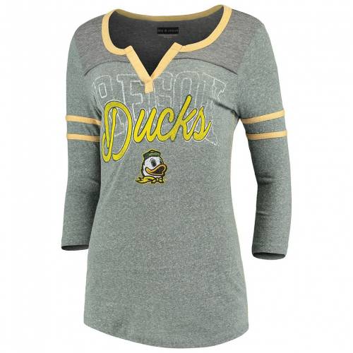 初回限定 New 3 Era グリーン ファッションブランド オレゴン カジュアル 緑 Green ファッション ダックス ストライプ Tシャツ ニューエラ Green Stripe 5th Ocean By Heathered Split Neck 3 4sleeve Triblend Tshirt Uoo 超歓迎ギフ 包装