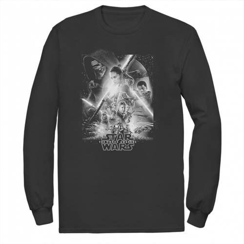 絶対一番安い メンズ Tシャツ 黒色 ブラック スターウォーズthe Mens Awakens Poster Tee Black メンズファッション トップス Tシャツ カットソー 訳ありセール格安 Timesofbahrain Com