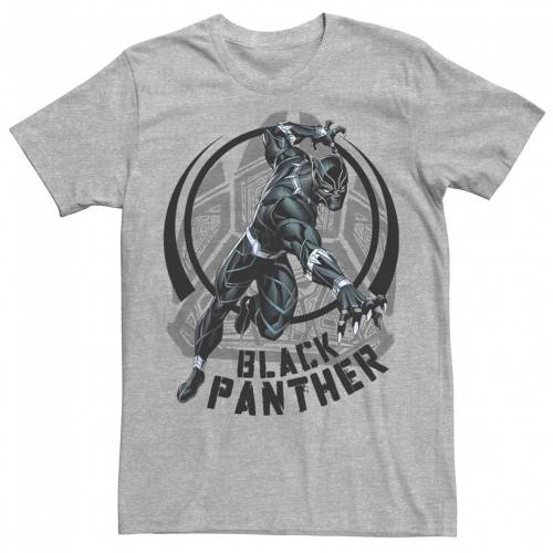 キャラクター 黒色 ブラック グラフィック Tシャツ ヘザー 【 LICENSED CHARACTER MARVEL BLACK PANTHER PAW GRAPHIC TEE / ATHLETIC HEATHER 】 メンズファッション トップス カットソー｜スニケス