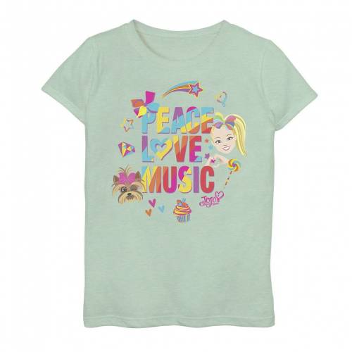 Tシャツ カットソー セール Licensed キッズ ジュニア Love Peace レインボー 虹色 キャラクター Character Licensed Character Mint Top Rainbow Music Siwa Jojo Nickelodeon 616 S Beachsidecliniccr Com