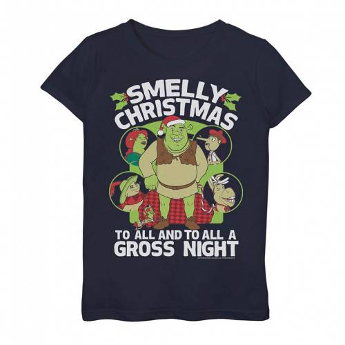 送料無料 楽天市場 Licensed Character キャラクター クリスマス Tシャツ 紺色 ネイビー S Licensed Character 716 Shrek Smelly Christmas Group Shot Tee Navy キッズ ベビー マタニティ トップス Tシャツ スニケス 新品即決 Lexusoman Com