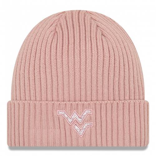 超特価 Hat バッグ Era キャップ カジュアル Team Wvu キャップ ファッション レディースキャッ スニケスファッションブランド ニューエラ エラ Knit ピンク 帽子 New Cuffed チーム ニット ウエストバージニア バッグ ニューエラ マウンテニアーズ Pink