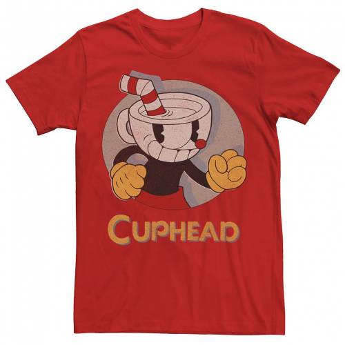 送料込 楽天市場 Licensed Character キャラクター Tシャツ 赤 レッド Red Licensed Character Cuphead A Brawl Is Surely Brewing Cup Tee メンズファッション トップス Tシャツ カットソー スニケス 激安ブランド Www Teckborn Com