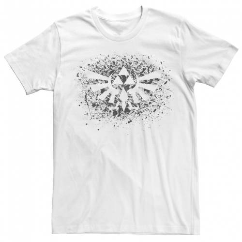 注目ブランド 楽天市場 Licensed Character キャラクター レジェンド スリーブ Tシャツ 白色 ホワイト 半袖 Legend Sleeve Licensed Character Nintendo Of Zelda Triforce Splatter Tee White メンズファッション トップス Tシャツ カ スニケス 日本製