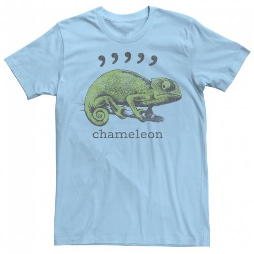 高速配送 Licensed Character キャラクター Tシャツ 青色 ブルー Licensed Character Comma Chameleon Portrait Tee Light Blue メンズファッション トップス Tシャツ カットソー 送料無料 Www Riznica Net
