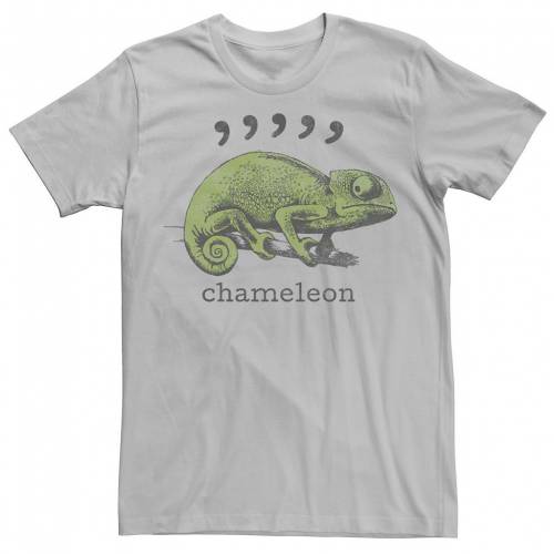 人気絶頂 Licensed Character キャラクター Tシャツ 銀色 シルバー Silver Licensed Character Comma Chameleon Portrait Tee メンズファッション トップス Tシャツ カットソー 超激安 Www Motorpama Com