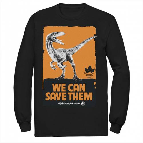 キャラクター Tシャツ 【 LICENSED CHARACTER JURASSIC WORLD WE CAN SAVE THEM POSTER TEE / 】 メンズファッション トップス カットソー|スニケス