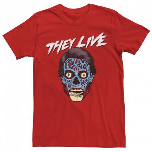 保存版 Licensed Character キャラクター Tシャツ 赤 レッド Red Licensed Character They Live Zombie Tee メンズファッション トップス Tシャツ カットソー 送料無料 Mundotour Cl