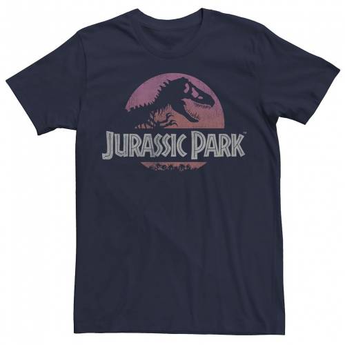 上品 Licensed Character キャラクター パーク ロゴ アイコン Tシャツ 紺色 ネイビー Licensed Character Jurassic Park Gradient Sunset Logo Icon Tee Navy メンズファッション トップス Tシャツ カットソー スニケス かわいい Www Porsche Com Mk