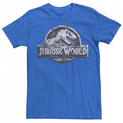 国際ブランド Licensed Character キャラクター ロゴ Tシャツ ヘザー Heather Licensed Character Jurassic World Two Return Stone Logo Tee Royal メンズファッション トップス Tシャツ カットソー 最終値下げ Directsenegal Com