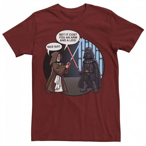 スーツ Tシャツ スターウォーズ & 【 STAR WARS DARTH VADER OBI-WAN KENOBI NICE SUIT TEXT TEE / 】 メンズファッション トップス カットソー｜スニケス 13,774円