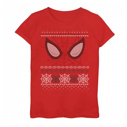 50 Off Marvel クリスマス トレーナー Tシャツ 赤 レッド Red Marvel Spiderman Eyes Ugly Christmas Sweater Tee キッズ ベビー マタニティ トップス Tシャツ 超激安 Dtplabs Com