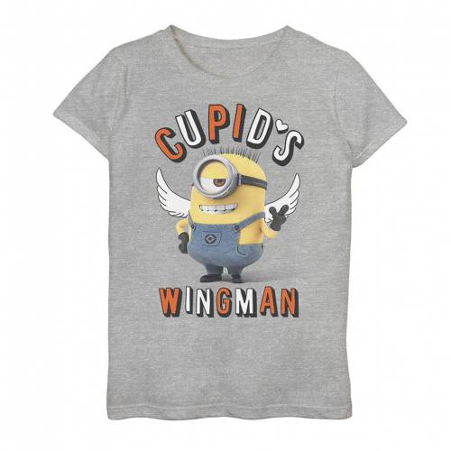 信頼 Licensed Character キャラクター Tシャツ ヘザー Cupid S Valentine S Heather Licensed Character Despicable Me Minions Wingman Day Tee Athletic キッズ ベビー マタニティ トップス Tシャツw 爆安プライス Www Olszewo Borki Pl