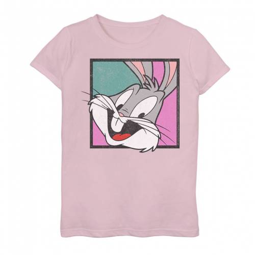 在庫あり 即納 楽天市場 Licensed Character キャラクター ボックス グラフィック Tシャツ ピンク Pink Licensed Character Looney Tunes Bug Bunny Big Face Box Up Graphic Tee キッズ ベビー マタニティ トップス Tシャツ スニケス 人気満点 Lexusoman Com