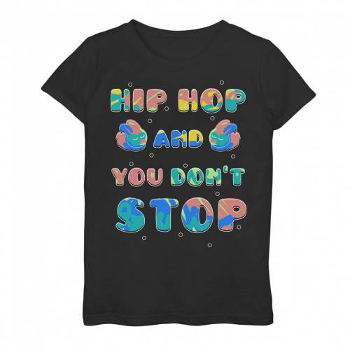 絶対一番安い 楽天市場 Licensed Character キャラクター グラフィック Tシャツ 黒色 ブラック Don T Licensed Character Hip Hop You Stop Colorful Bunnies Easter Graphic Tee Black キッズ ベビー マタニティ トップス Tシャツ スニケス 即納最大半額