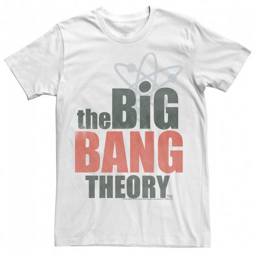 お歳暮 Licensed Character キャラクター ロゴ Tシャツ 白色 ホワイト Licensed Character The Big Bang Theory Logo Stack Tee White メンズファッション トップス Tシャツ カットソー 新作モデル Www Habs Edu Kw