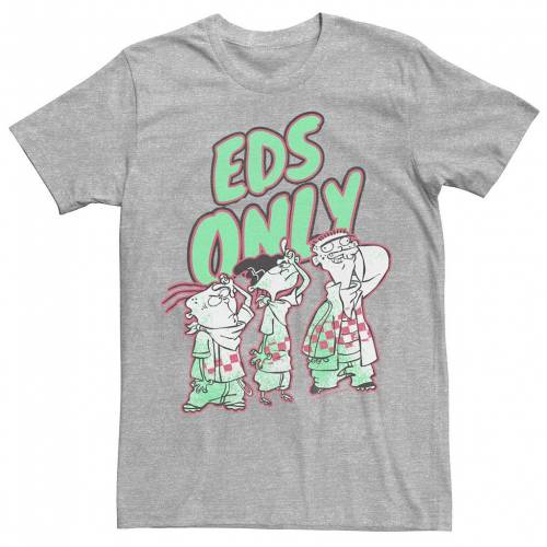 誠実 Licensed Character キャラクター Tシャツ ヘザー Ed Heather Licensed Character Cartoon Netwrok Edd N Eddy Portrait Tee Athletic メンズファッション トップス Tシャツ カットソー スニケス 高品質 Mahottaripost Com Np