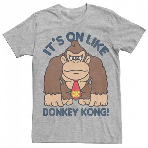 限定特価 Licensed Character キャラクター Tシャツ ヘザー It S On Heather Licensed Character Donkey Kong Tee Athletic メンズファッション トップス Tシャツ カットソー 数量限定 Esdm Jatimprov Go Id