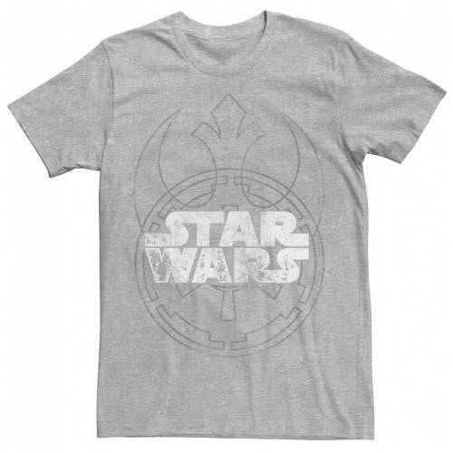 レベル アート グラフィック Tシャツ スターウォーズ & 【 STAR WARS REBEL IMPERIAL COLLIDING LINE ART LOGOS GRAPHIC TEE / 】 メンズファッション トップス カットソー｜スニケス