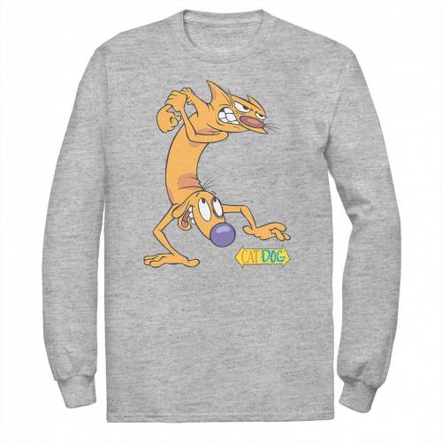 最安値 Licensed Character キャラクター メンズ Tシャツ ヘザー Heather Licensed Character Mens Nickelodeon Catdog Tough Guys Tee Athletic メンズファッション トップス Tシャツ カットソー 全日本送料無料 Hillcrestcare Org