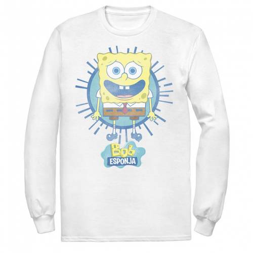 最先端 Nickelodeon スポンジボブ レイズ Tシャツ 白色 ホワイト Nickelodeon Spongebob Squarepants Bob Rays Spanish Tee White メンズファッション トップス Tシャツ カットソー 大注目 Masmorracine Com Br