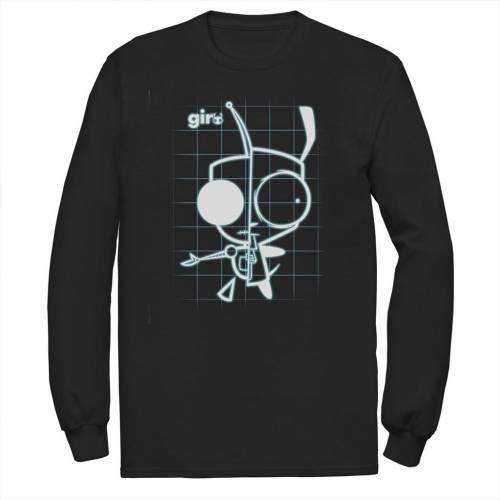 ニコロデオン スリーブ グラフィック Tシャツ 長袖 【 NICKELODEON INVADER ZIM X-RAY SCHEMATIC GIR LONG SLEEVE GRAPHIC TEE / 】 メンズファッション トップス カットソー｜スニケス