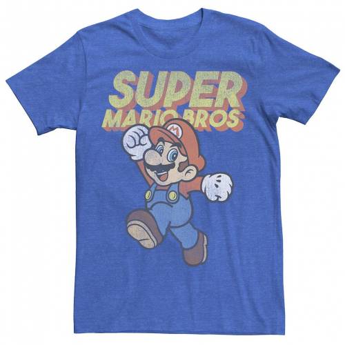 アウトレット送料無料 楽天市場 Licensed Character キャラクター Tシャツ ヘザー Heather Licensed Character Nintendo Super Mario Bros Faded Portrait Tee Royal メンズファッション トップス Tシャツ カットソー スニケス 日本製 Affectofoundation Org