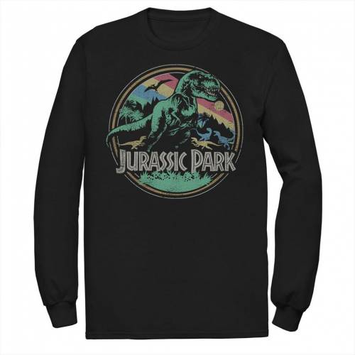キャラクター パーク ロゴ Tシャツ 【 LICENSED CHARACTER JURASSIC PARK T REX DISTRESSED RETRO LOGO TEE / 】 メンズファッション トップス カットソー|スニケス