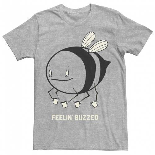 安心の定価販売 Licensed Character キャラクター Tシャツ ヘザー Feelin Heather Licensed Character Buzzed Coffee Bee Tee Athletic メンズファッション トップス Tシャツ カットソー 数量は多 Blog Jotajota Net Br