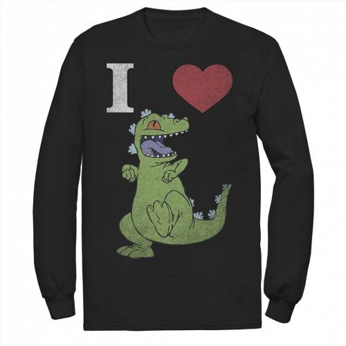 ニコロデオン スリーブ グラフィック Tシャツ 長袖 【 NICKELODEON RUGRATS I LOVE REPTAR LONG SLEEVE GRAPHIC TEE / 】 メンズファッション トップス カットソー｜スニケス