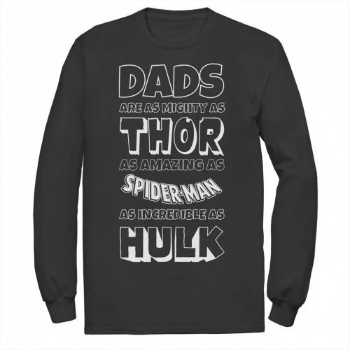 マーベル スリーブ グラフィック Tシャツ FATHER'S 長袖 【 MARVEL AVENGERS DAY DAD TRAITS LONG SLEEVE GRAPHIC TEE / 】 メンズファッション トップス カットソー|スニケス