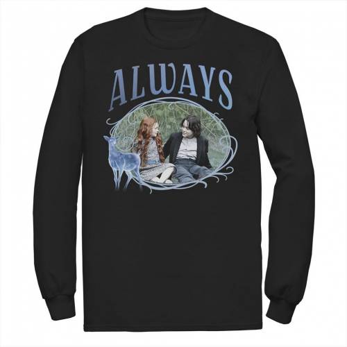 キャラクター Tシャツ 【 LICENSED CHARACTER HARRY POTTER SNAPE AND LILY ALWAYS PATRONUS PORTRAIT TEE / 】 メンズファッション トップス カットソー|スニケス